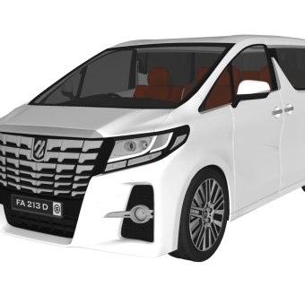 超精细汽车模型 丰田 TOYOTA ALPHARD (2)